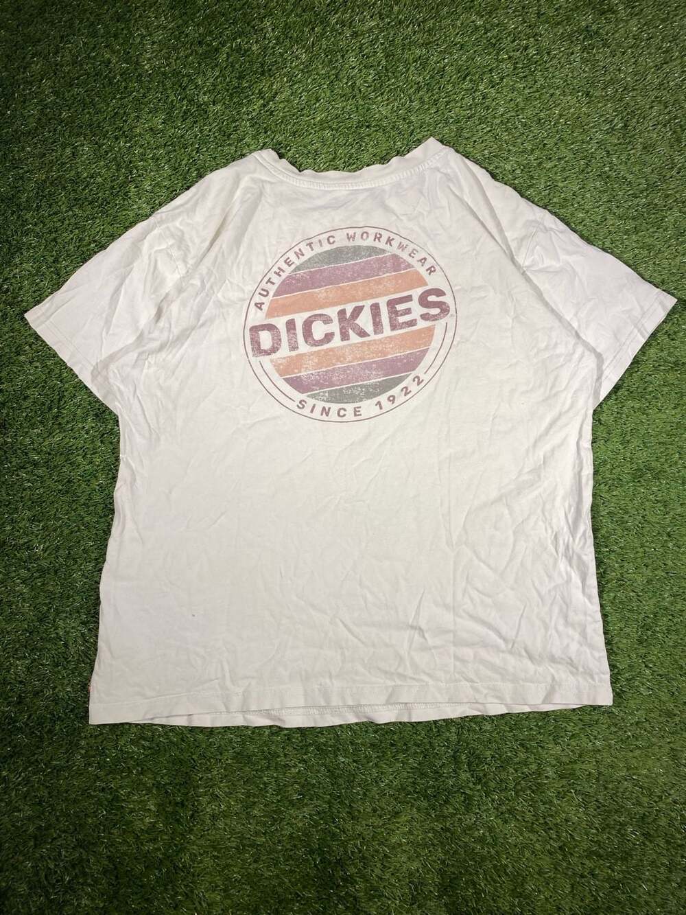 Dickies Graphic T-Shirt White Authentic Workwear Since 1922
